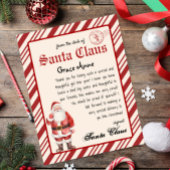 サンタクロースのデスクからヴィンテージサンタレター ポスター