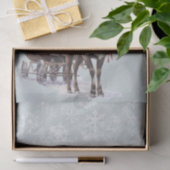 サンタクロースのトナカイとスレッドウォーターの色 薄葉紙 (ギフト)