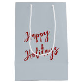 サンタクロースのトランプ ミディアムペーパーバッグ (裏面)