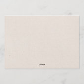 サンタクロースのナイスリスト証明書を自分で作成 招待状 (裏面)