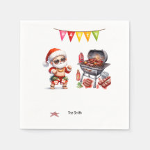 サンタクロースのバーベキュー・パーティーで7月のクリスマスを祝おう