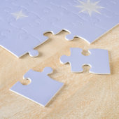 サンタクロースのフロントビューメリークリスマス ジグソーパズル (側面)