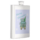 サンタクロースのフロントビューメリークリスマス フラスク (右)