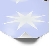 サンタクロースのフロントビューメリークリスマス ポスター (コーナー)