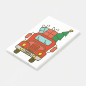 サンタクロースのフロントビューメリークリスマス ポストイット (アングル)