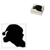 サンタクロースのヘッドアートスタンプ ラバースタンプ (押印)