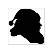 サンタクロースのヘッドアートスタンプ ラバースタンプ (インプリント)