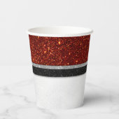 サンタクロースのベルトとバックル – メリークリスマス 紙コップ (裏面)