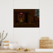 サンタクロースのホット・サプライズ ポスター (キッチン)