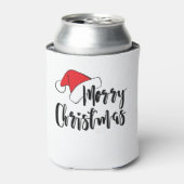 サンタクロースのホリデーズギフト新年のクリスマス 缶クーラー (缶正面)