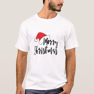 サンタクロースのホリデーズギフト新年のクリスマス Tシャツ
