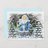 サンタクロースのポストカード ポストカード (正面/裏面)