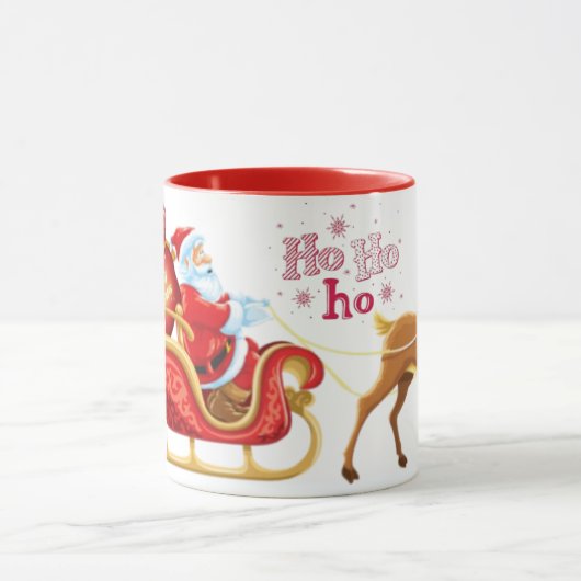 サンタクロースのマグカップ マグカップ (中央)