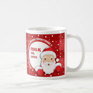 サンタクロースのミルク。クリスマスギフトマグ コーヒーマグカップ