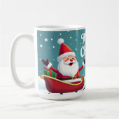 サンタクロースのメリークリスマスマグ コーヒーマグカップ (左)
