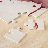 サンタクロースのメリークリスマス ジグソーパズル (側面)