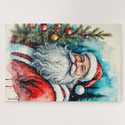 サンタクロースのメリークリスマス ジグソーパズル (横)