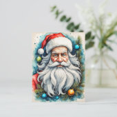 サンタクロースのメリークリスマス ポストカード (スタンド正面)