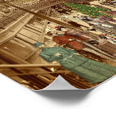 サンタクロースのリスト ポスター (角)