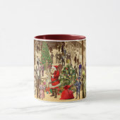 サンタクロースのリスト マグカップ (中央)