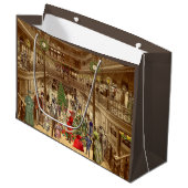 サンタクロースのリスト ラージペーパーバッグ (正面アングル)