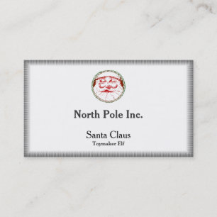 サンタクロースのリース 名刺