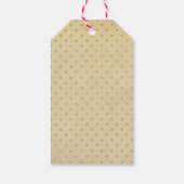 サンタクロースのワールドルートマップギフトラベル ギフトタグ (裏面)