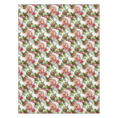 サンタクロースのヴィンテージの父のクリスマス テーブルクロス (正面)