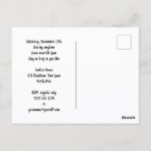 サンタクロースのヴィンテージクリスマスシーン ポストカード (裏面)