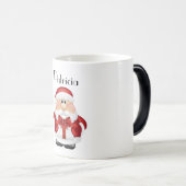 サンタクロースの名入れクリスマスモーフィングマグ モーフィングマグカップ (正面右)