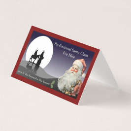 サンタクロースの名刺イエスが郵便の理由