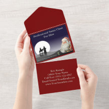 サンタクロースの名刺メーラー