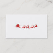 サンタクロースの名刺 名刺 (裏面)