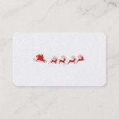 サンタクロースの名刺 名刺 (裏面)