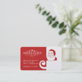 サンタクロースの名刺 名刺 (スタンド正面)