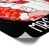 サンタクロースの夫婦がクリスマスに合う ポスター (角)