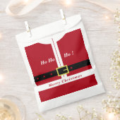 サンタクロースの好意バッグクリスマス フェイバーバッグ (クリップ留めされた状態)