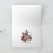 サンタクロースの家族からメリークリスマス シーズンカード (内部)