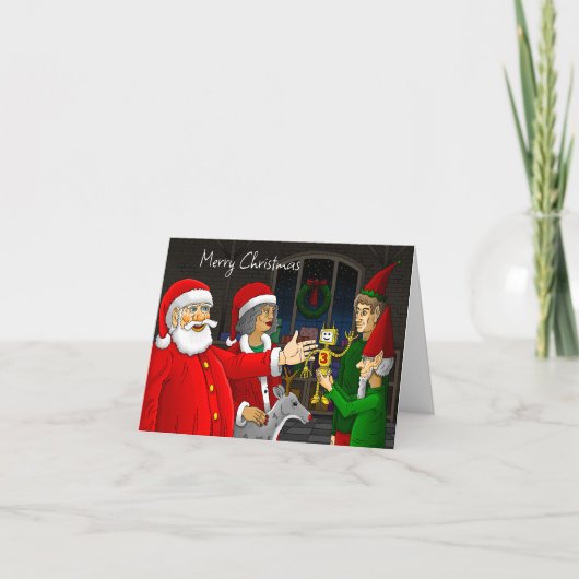 サンタクロースの工房 クリスマスカード (正面)