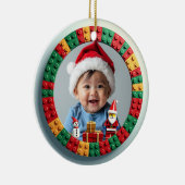 サンタクロースの恋人 両面 1st Christmas セラミックオーナメント (右)