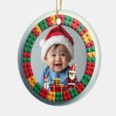 サンタクロースの恋人 両面 1st Christmas セラミックオーナメント (左)