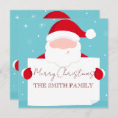 サンタクロースの愛らしいクリスマスの願い (正面/裏面)