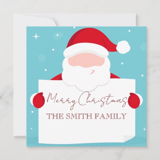 サンタクロースの愛らしいクリスマスの願い (正面)