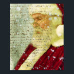 サンタクロースの手紙 ポスター<br><div class="desc">Studio N8daの写真操作(文字と雪と重なるSanta句を搭載) .www.studion8da.com</div>