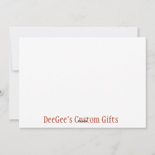 サンタクロースの服を着てクリスマスを楽しむ シーズンカード (裏面)