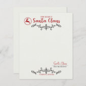 サンタクロースの机から (正面/裏面)