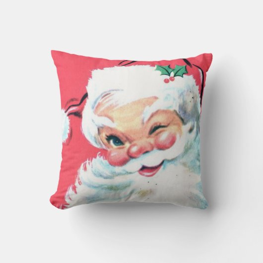 サンタクロースの枕ギフト クッション (正面)