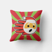 サンタクロースの歌うクリスマスのキャロルおよび歌 クッション (裏面)