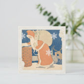 サンタクロースの煙突 ヴィンテージ クリスマス (スタンド正面)