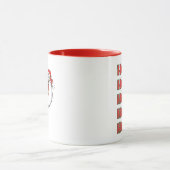 サンタクロースの熱狂するな笑うこと マグカップ (中央)